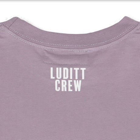 LUDITT CREW Long Sleeve T-Shirt / Purple <L-2375>