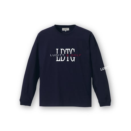 LUDITT & GOLF Long Sleeve T-Shirt / Navy<L-25-158>