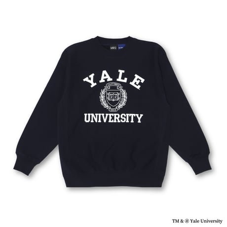 YALE CREWNECK SWEAT / NAVY<L-23-117>