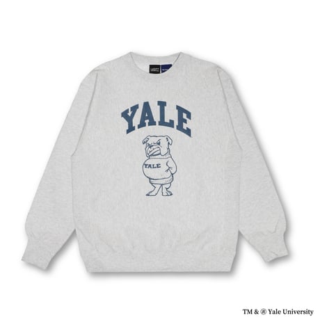 YALE CREWNECK SWEAT / ASH<L-23-116>