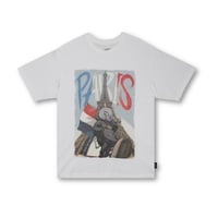 Leo-Paris Graphic T-Shirt / White <L-24-147>
