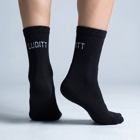 Logo Socks / Black <L-2255>