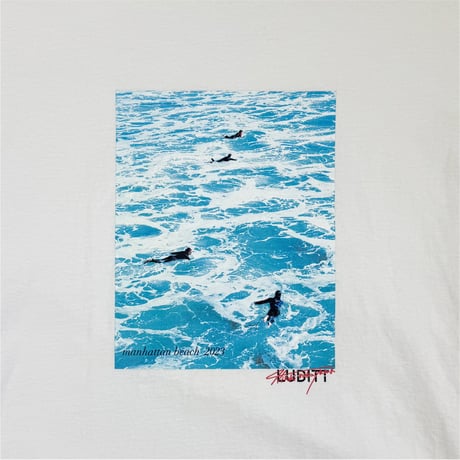 4 Same Surfer T-Shirt / White <L-25-160>