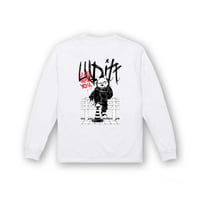 LUDITT/Leo Graphic Long sleeve T-Shirt / White<L-24-129>