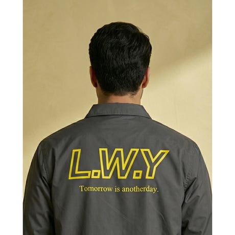 Nylon Coach Jacket / Ash <L-2139>