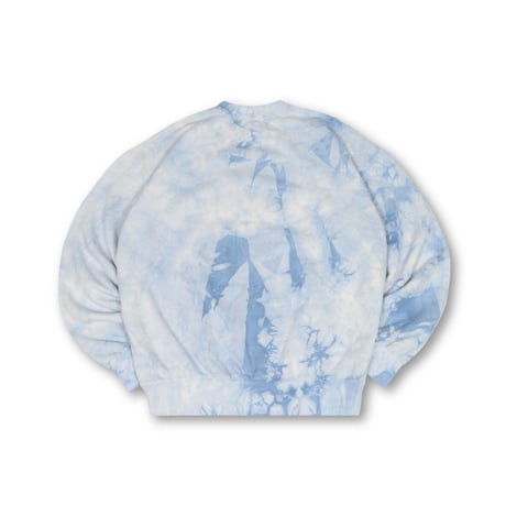 Tie-Dye Crewneck Sweat / Suzuran(Blue) <L-2380>