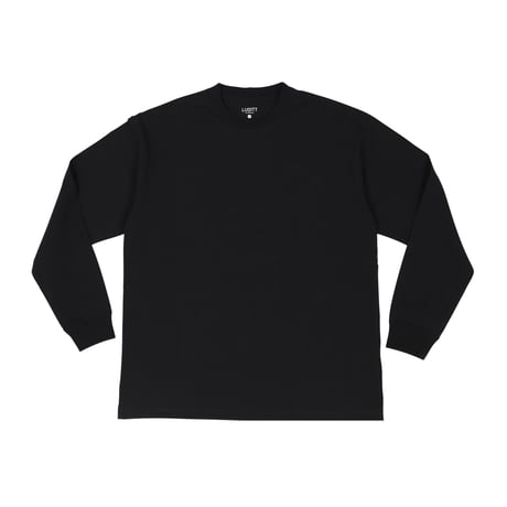 AUTHENTIC 8.0oz LONG SLEEVE T-SHIRT / BLACK<L-2247>