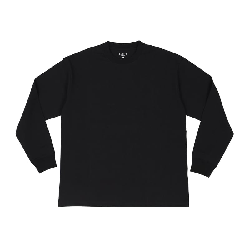Authentic 8.0oz Long Sleeve T-Shirt / Black<L-2