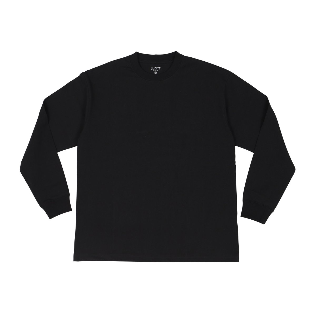 Authentic 8.0oz Long Sleeve T-Shirt / Black<L-2