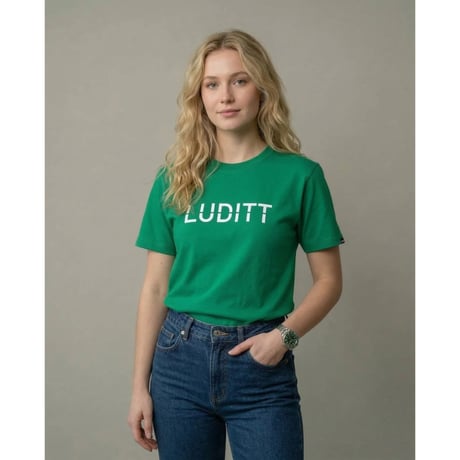 Logo T-Shirt / Green<L-24-138>