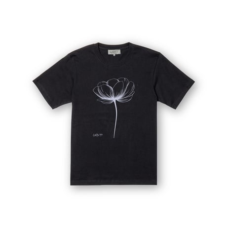 Silent Bloom T-shirt / Black<L-26-169>