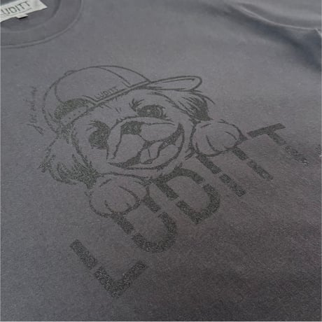 Pekingese T-Shirt / Charcoal<L-25-163>