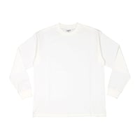 AUTHENTIC 8.0oz LONG SLEEVE T-SHIRT / WHITE <L-2247>