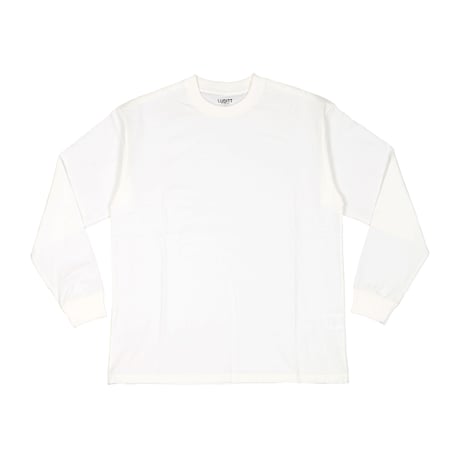 AUTHENTIC 8.0oz LONG SLEEVE T-SHIRT / WHITE <L-2247>
