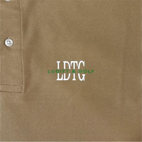 LUDITT & GOLF Polo Shirt / Beige<L-25-156>