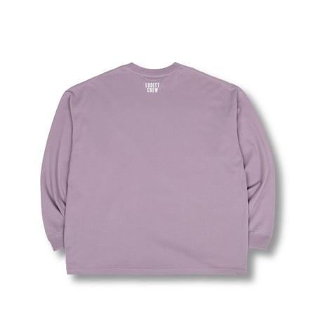 LUDITT CREW Long Sleeve T-Shirt / Purple <L-2375>