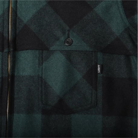 Blockcheck Jacket / Green <L-2261>