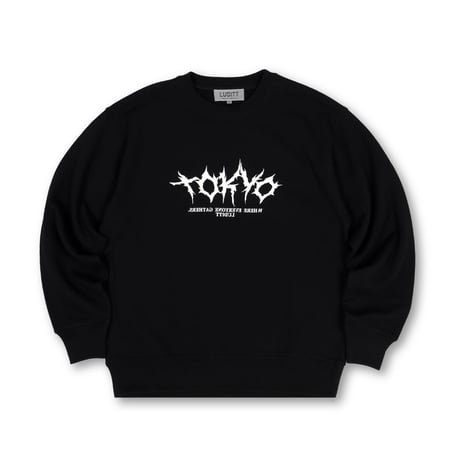 LUDITT TOKYO CREW NECK SWEAT / BLACK<L-2398>