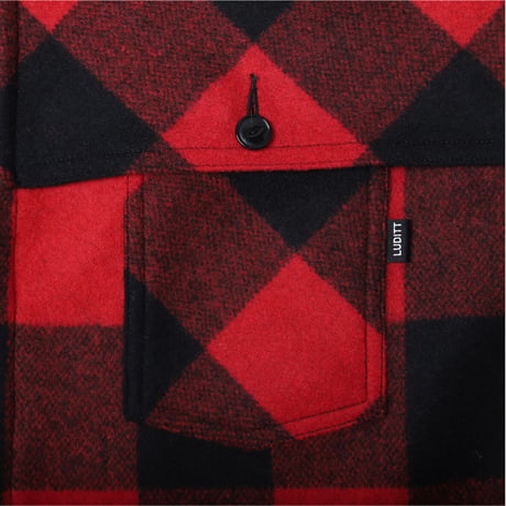 Blockcheck Jacket / Red <L-2261>