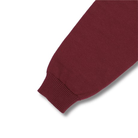Knit Parka / Burgundy <L-2364>