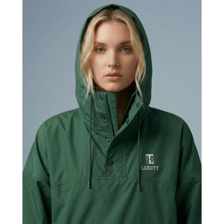 Nylon Pullover Parka  / Green <L-2141>