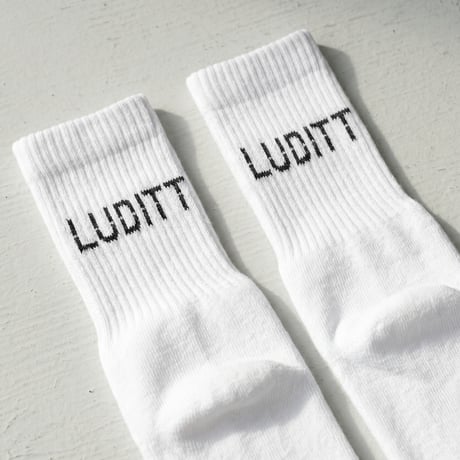 Logo Socks / White <L-2255>