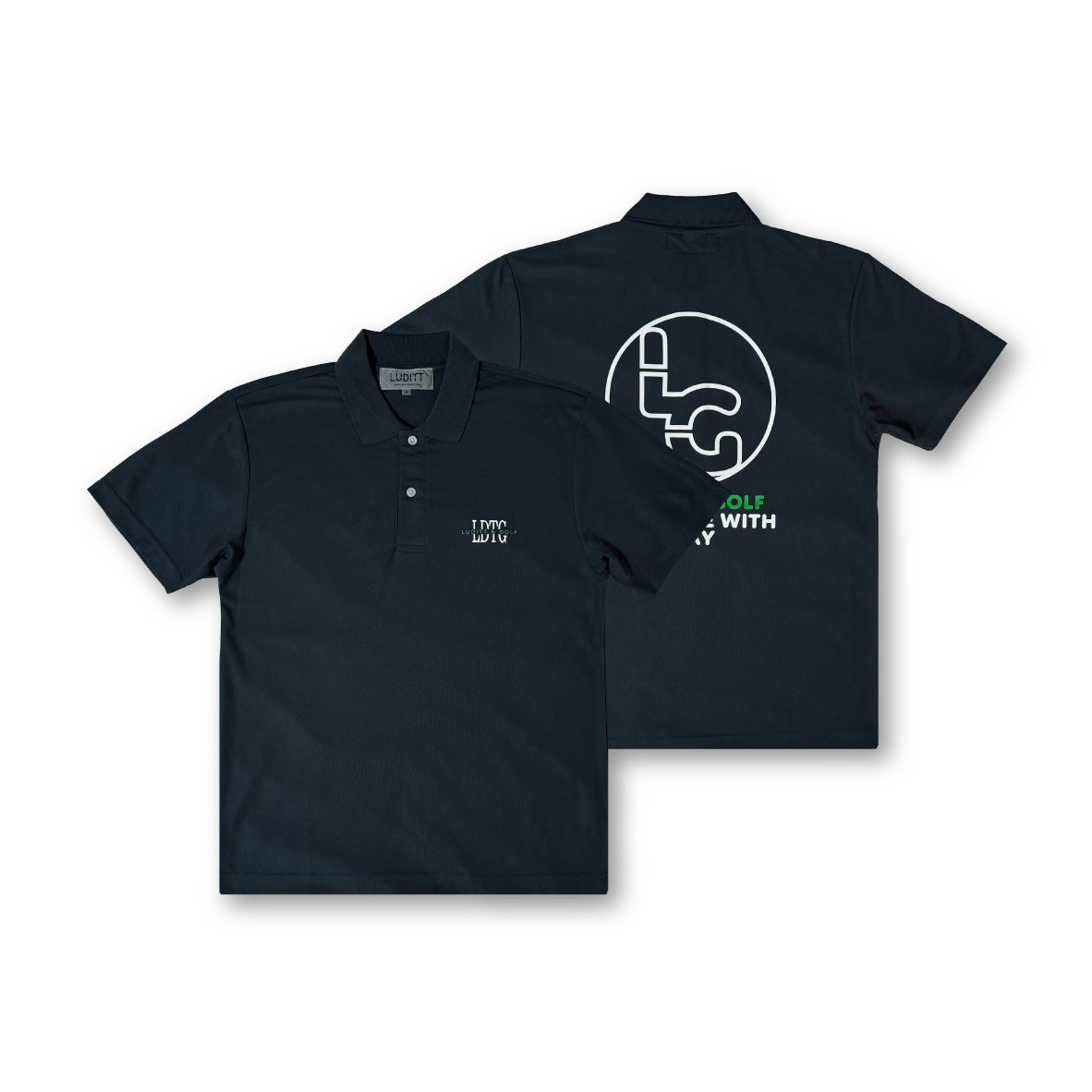 Golfickers 長袖ポロ　GLS-Sweat POLO Black- Amazon.co.jp: 限定受注生産 Golfickers ゴルフィッカーズ