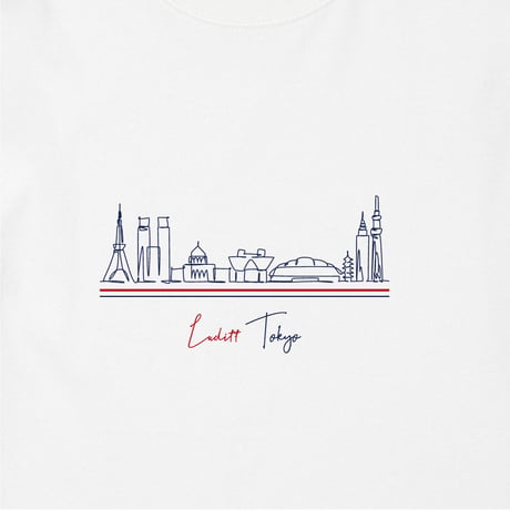 Landmark Horizon T-shirt / White<L-26-170>