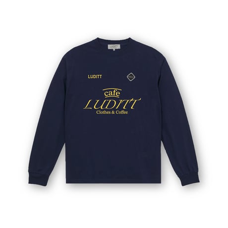 F.C.L.C. / Cafe LUDITT Long Sleeve T-Shirt / Navy<L-24-137>