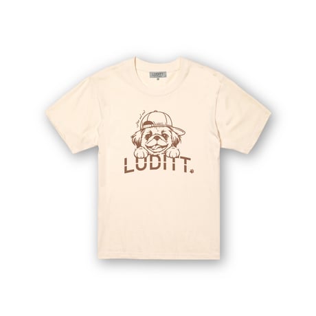 Pekingese T-Shirt / Ivory<L-25-163>