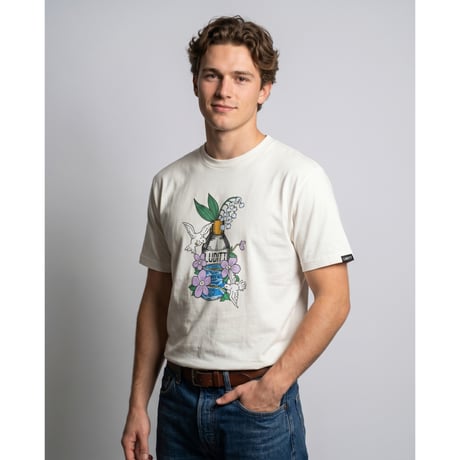 Perfume Graphic T-Shirt / Off White<L-2386>
