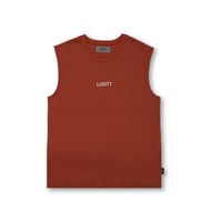 Cut-off Sleeveless / Brown<L-24-146>