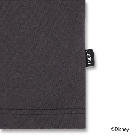 Disney Collection YOU AND ME / MICKEY L/S T-SHIRT / CHARCOAL <L-2388>