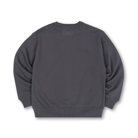 LUDITT BIKE CREW NECK SWEAT / CHARCOAL<L-2399>