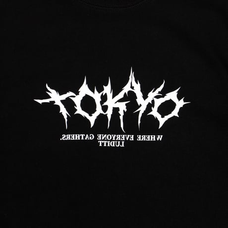 LUDITT TOKYO CREW NECK SWEAT / BLACK<L-2398>