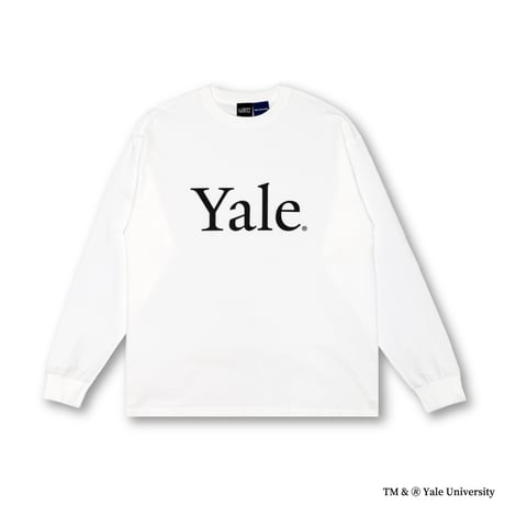 YALE L/S T-SHIRT / WHITE<L-23-114>