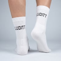 Logo Socks / White <L-2255>