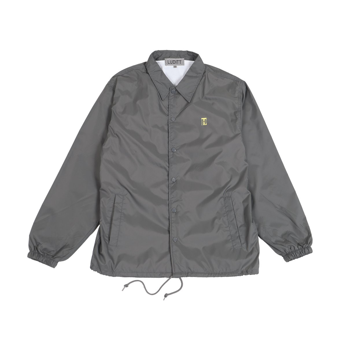 NYLON COACH JACKET / ASH <L-2139> | LUDITT