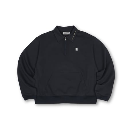 Half-Zip Sweat / Navy <L-2395>
