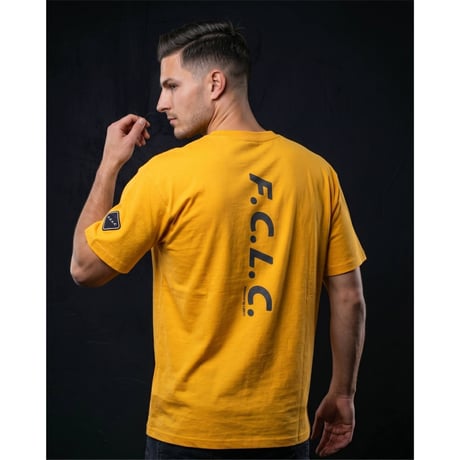 F.C.L.C. Circle Logo T-Shirt / Gold<L-24-135>