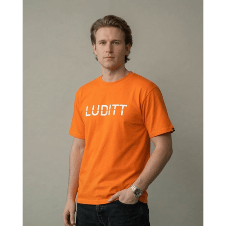 Logo T-Shirt / Orange<L-24-138>
