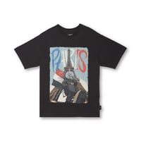 Leo-Paris Graphic T-Shirt / Charcoal <L-24-147>