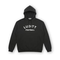 Football Hoodie / Black<L-2259>