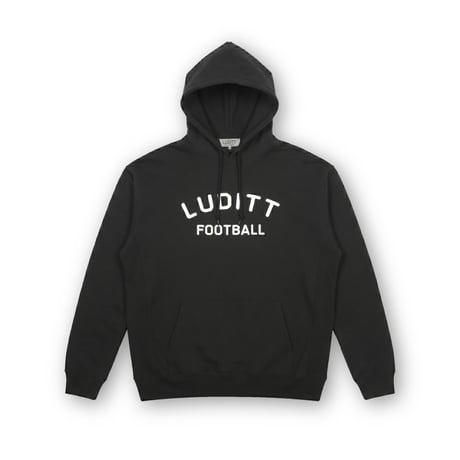 Football Hoodie / Black<L-2259>