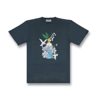 Perfume Graphic T-Shirt / Midnight Blue<L-2386>
