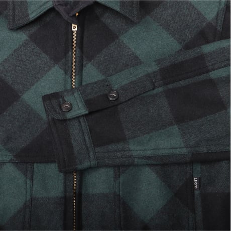 Blockcheck Jacket / Green <L-2261>