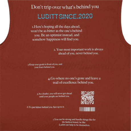 Cut-off Sleeveless / Brown<L-24-146>