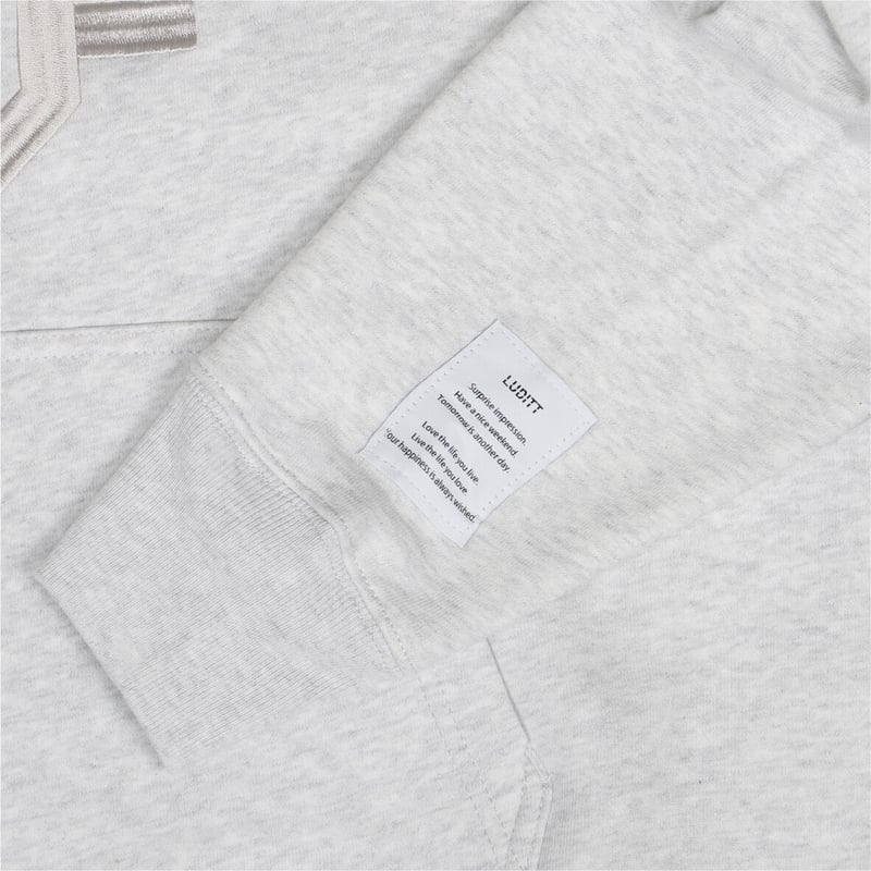 LDT HOODIE / ASH <L-2370> | LUDITT