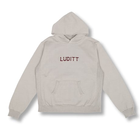 Knit Parka / Gray <L-2364>