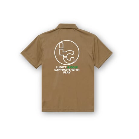 LUDITT & GOLF Polo Shirt / Beige<L-25-156>